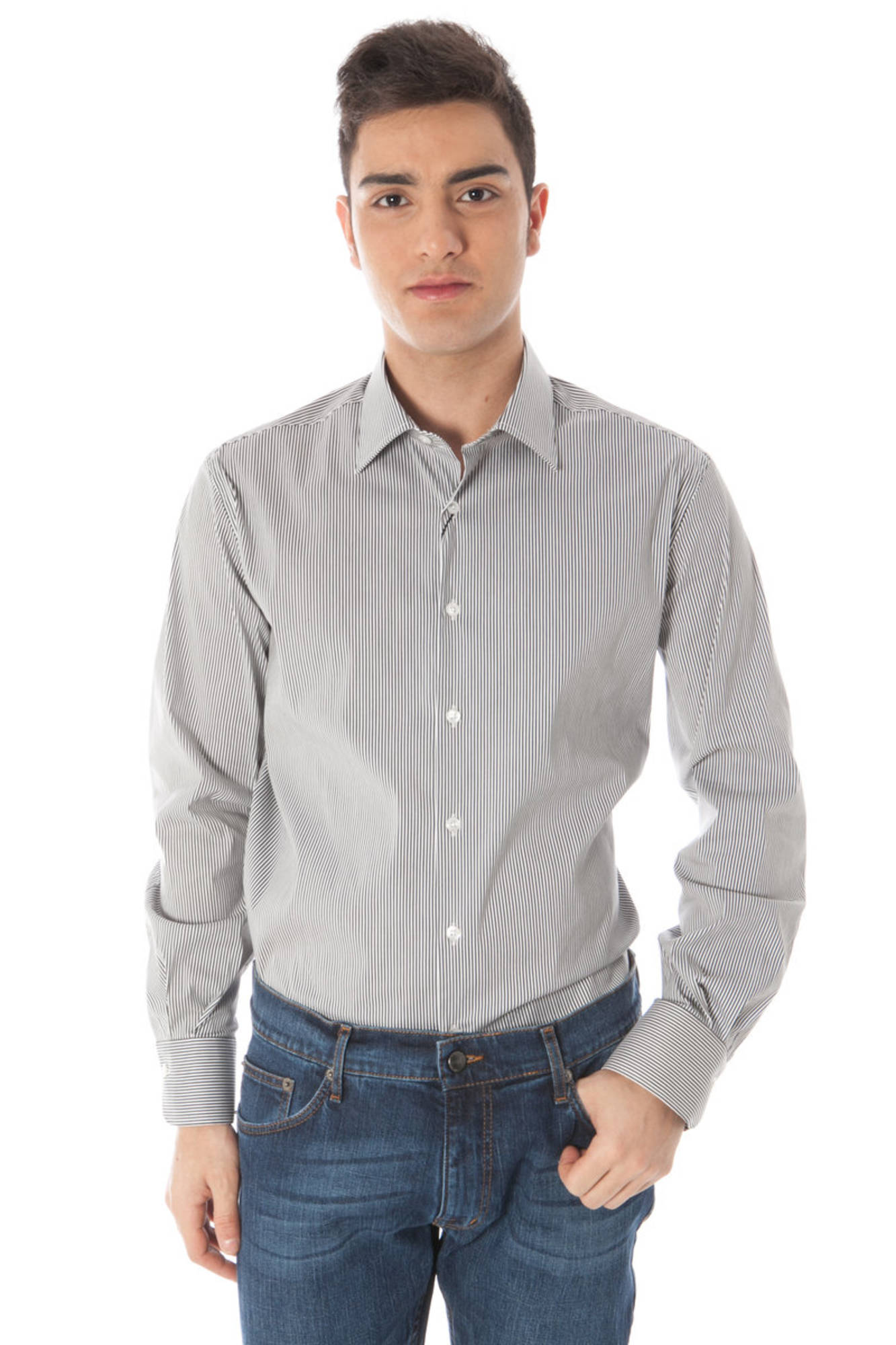 GIANFRANCO FERRÈ košile s dlouhým rukávem BIANCO