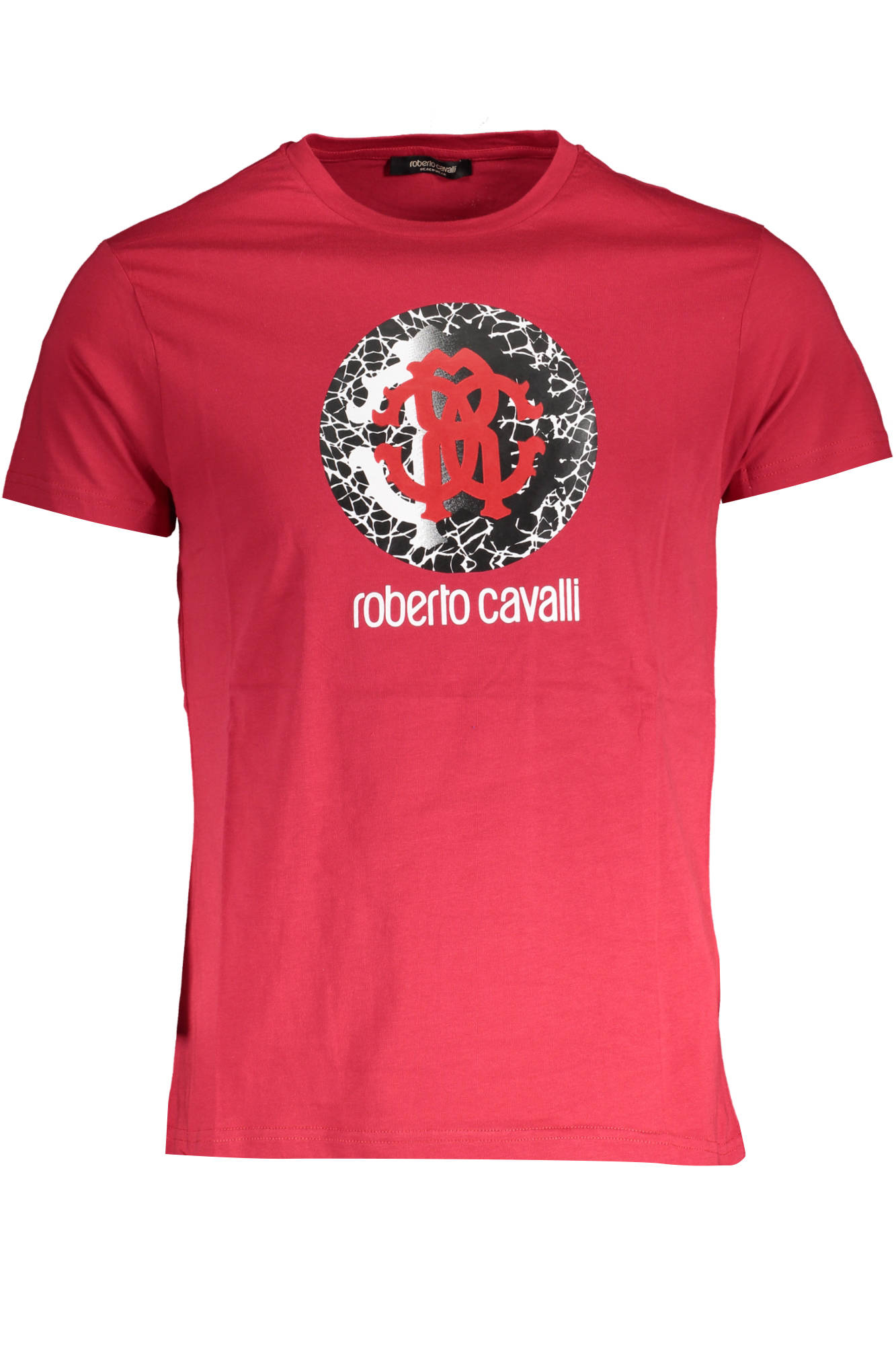 Tričko ROBERTO CAVALLI tričko s krátkým rukávem ROSSO