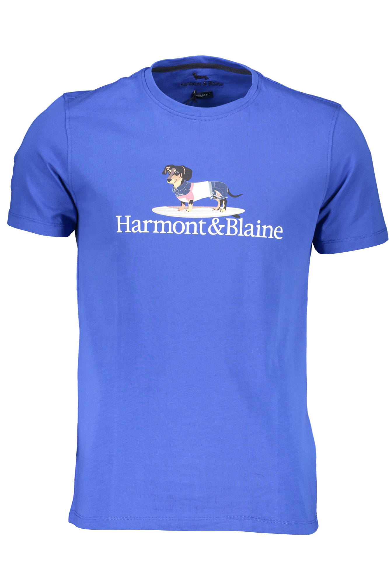 Tričko HARMONT & BLAINE tričko s krátkým rukávem BLU