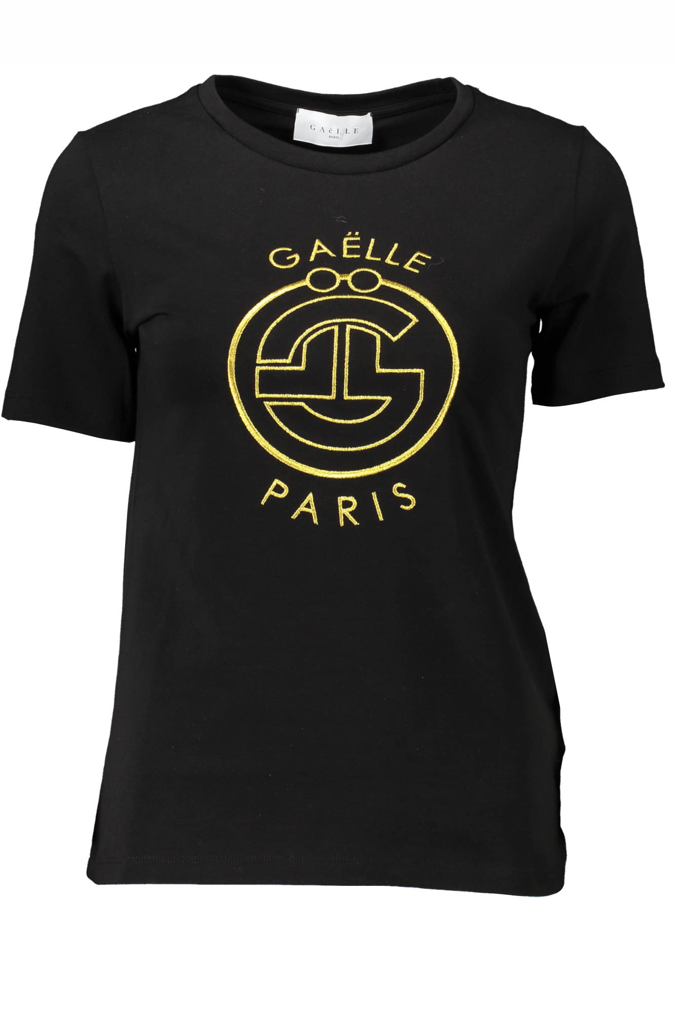 GAELLE PARIS tričko s krátkým rukávem NERO